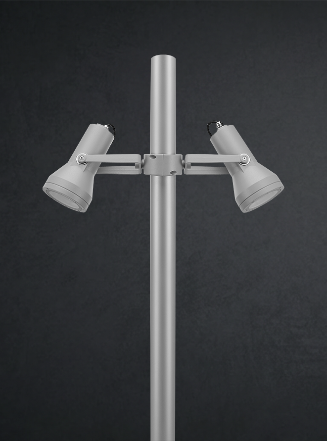 DOUBLE FLASH POLE MEDIUM COB